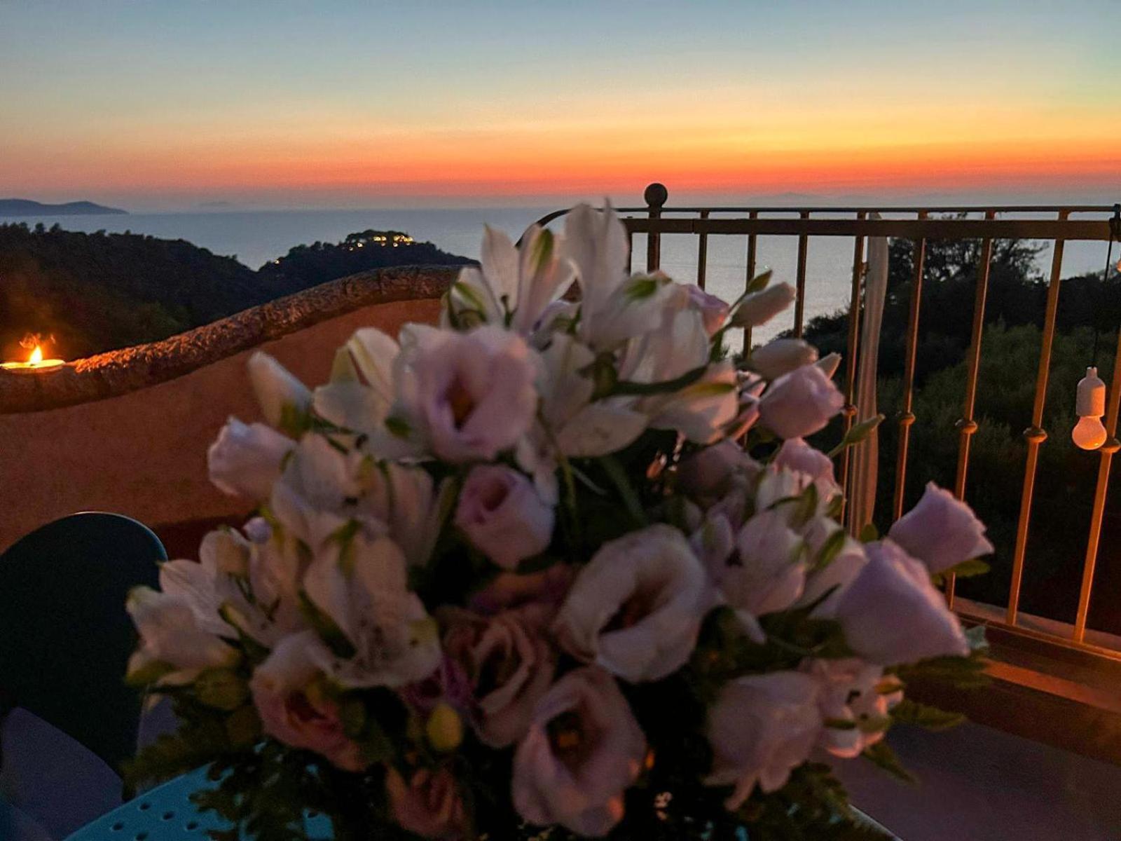 Villa Velta Sea Sunset Порто Санто Стефано Экстерьер фото